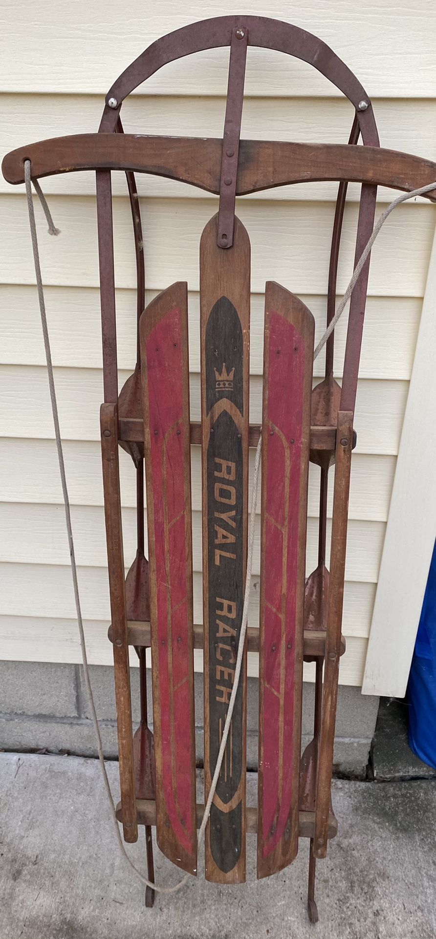 Vintage Metal Runner Sled
