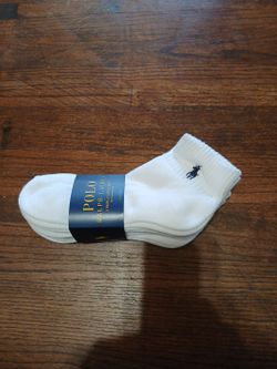 Mens Polo Ralph Lauren  ankle socks ( white)
