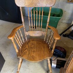 Wood Rocking Chair