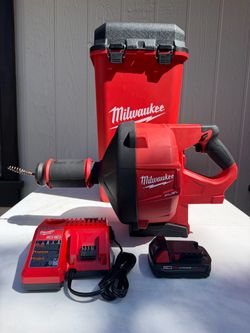 Milwaukee M18 FUEL Drain Snake Auger Kit with CABLE DRIVE