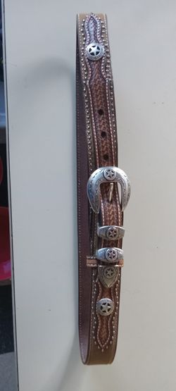Western Leather Belt 