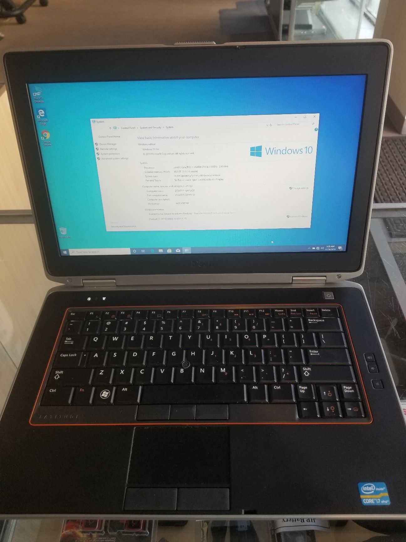 DELL LATITUDE E6420 Core i7 w/16GB Ram & Win10 Pro