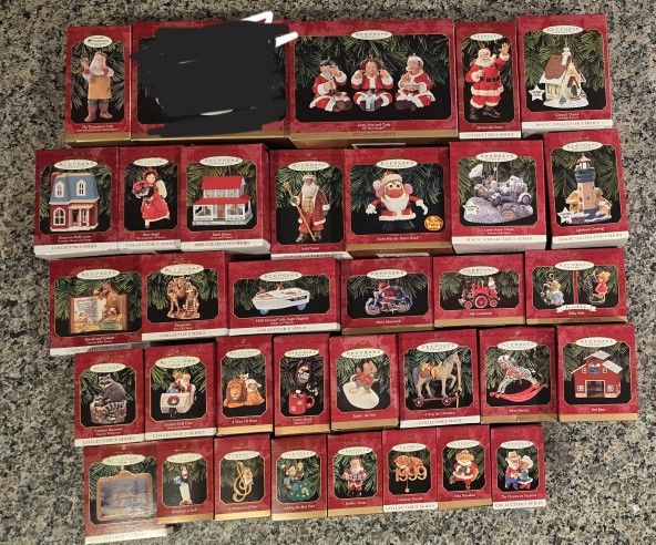 (37) 1999 Hallmark Ornaments - NEW IN BOX $125 Lot (or $4/each)