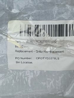Replacement Grille Reinforcement Part for dodge challenger