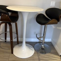 Marble Round Dining Table 