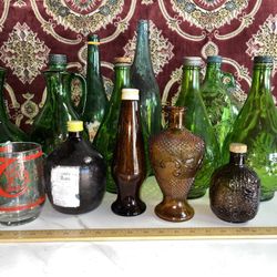 Vintage Glass & Bottle Collection 