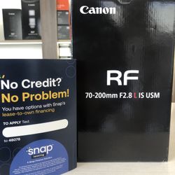 Canon RF 70-200mm F2.8 L IS USM LENS
