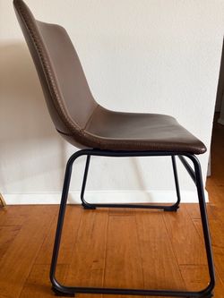 Faux Leather Chair
