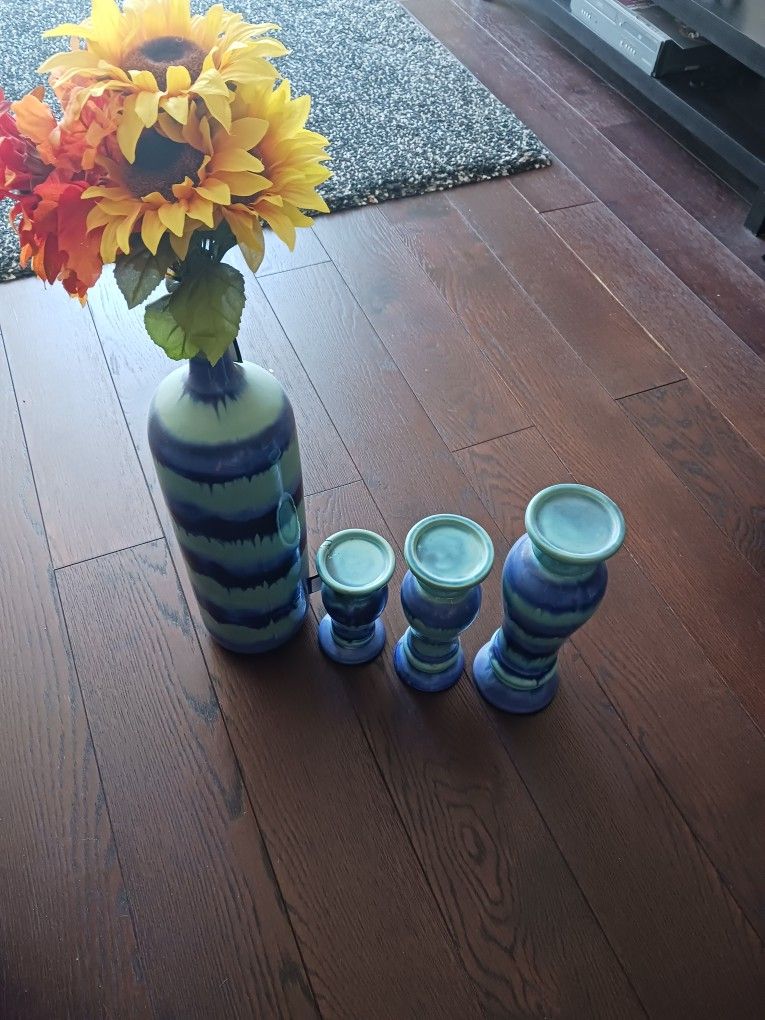 Vase & Candle Holders 