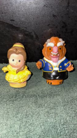 Fisher-Price little people   Beauty and the beast    Belle,   Beast