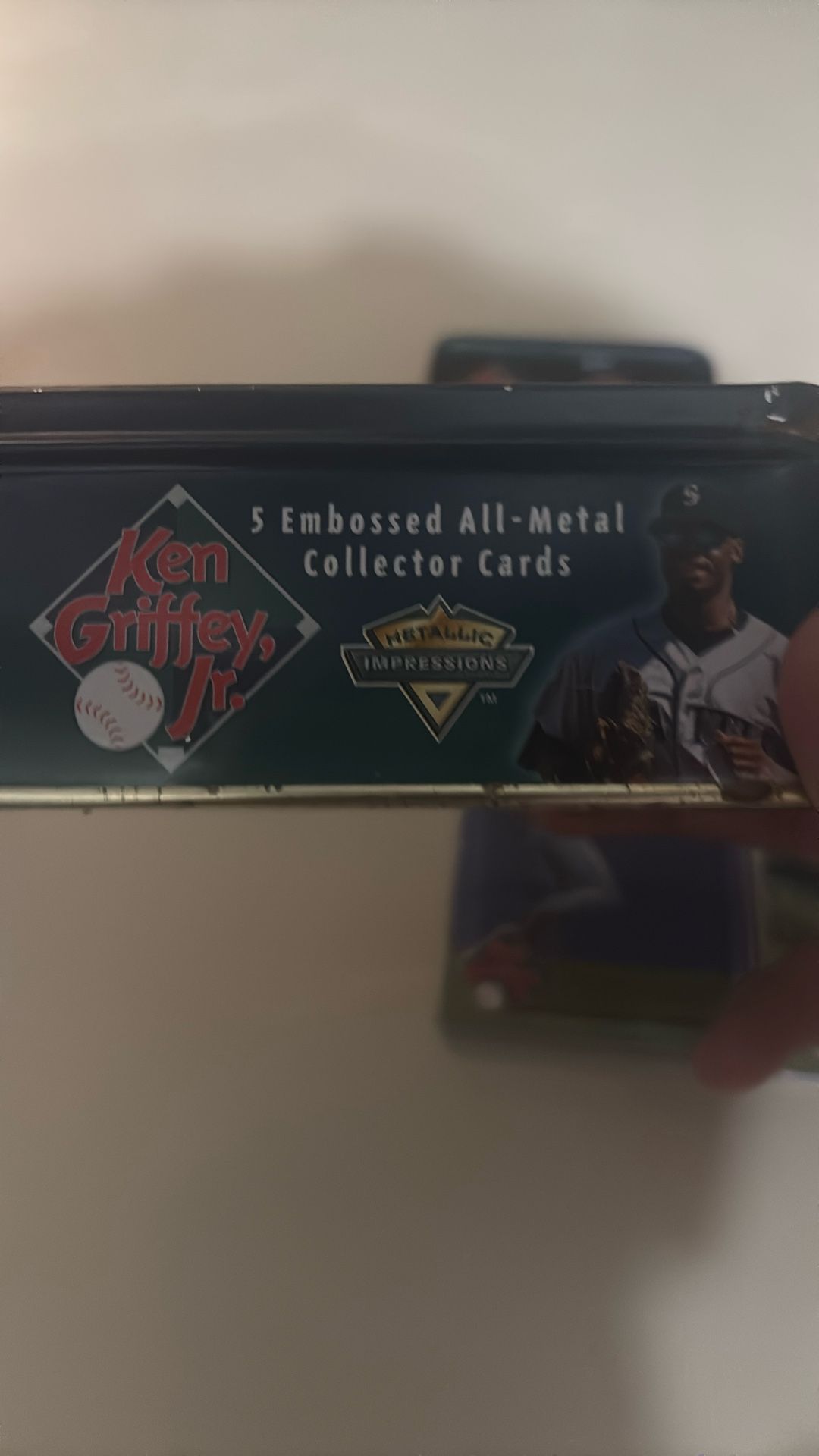 5 Embossed All- Metal Collector Cards