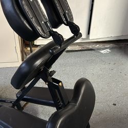 Massage therapy chair portable
