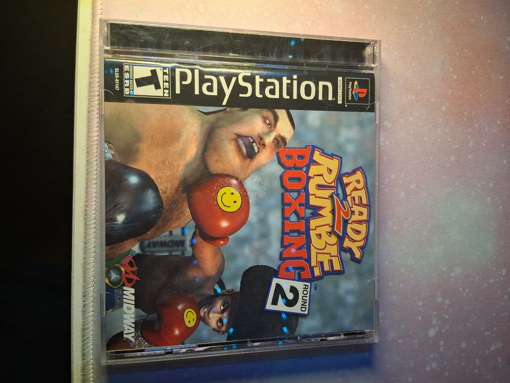Ready 2 Rumble Boxing Round 2 Complete Ps1 Game
