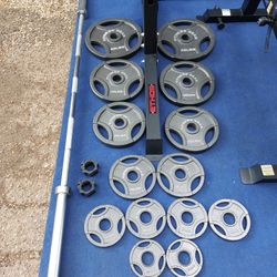 Ethos Squat rack / gym / gymnasio / Olympic Weight Plates / pesas / bench press / Power Rack / Fitness