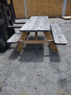 Good condition picnic tables