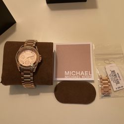 Michael Kors Blair Multi-Function Rose Dial Ladies Watch MK5613