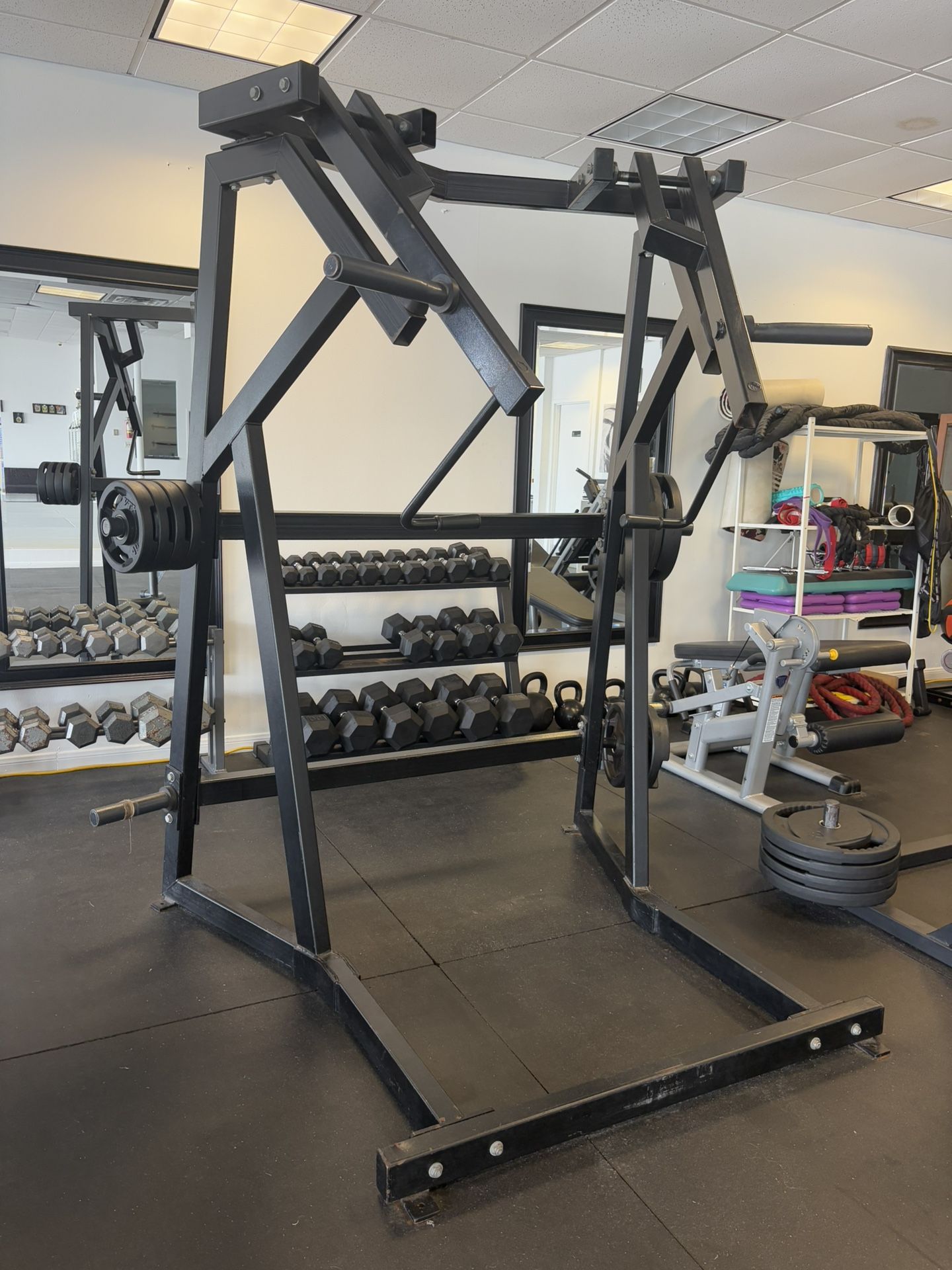 Gym Equipment/ Chest Press & Barbells