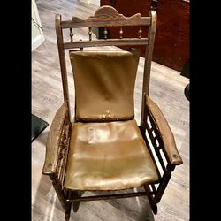 1800’s antique childrens rocking chair