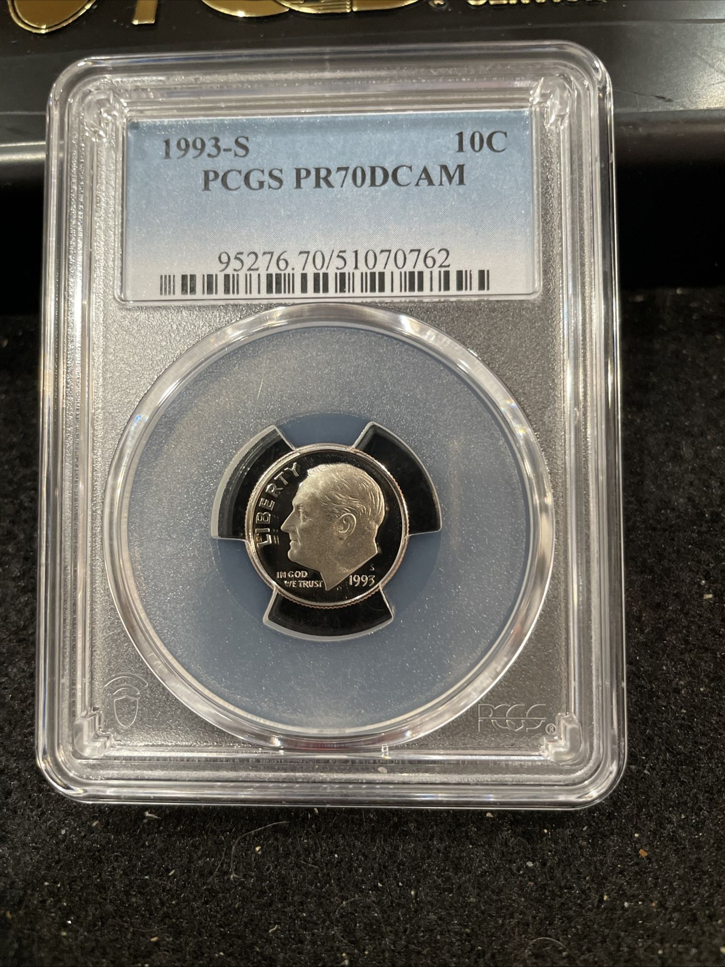 1983 S Gem Proof Perfect Graded Roosevelt Dime Graded At PR70 T-5