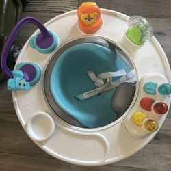 highchair and entertainment chair