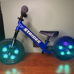 Strider 12” Balance Bike LED Wheel Lights!