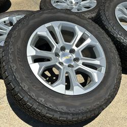 2024 20" Chevy Tahoe 1500 Suburban RST OEM GM Rims Bridgestone AT 275/65/20 99%