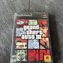 Grand Theft Auto 3 PlayStation 2 Game