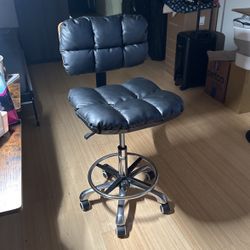 Leather Cushion Adjustable Office Chair (MSRP $199)