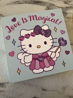 Hello Kitty wood plaque