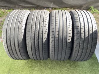 Tires size 255/45/20 Pirelli Scorpion Verde runflats in good shape 50-60% left remaining four tires pick up price