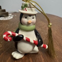 Lenox penguin Christmas ornament