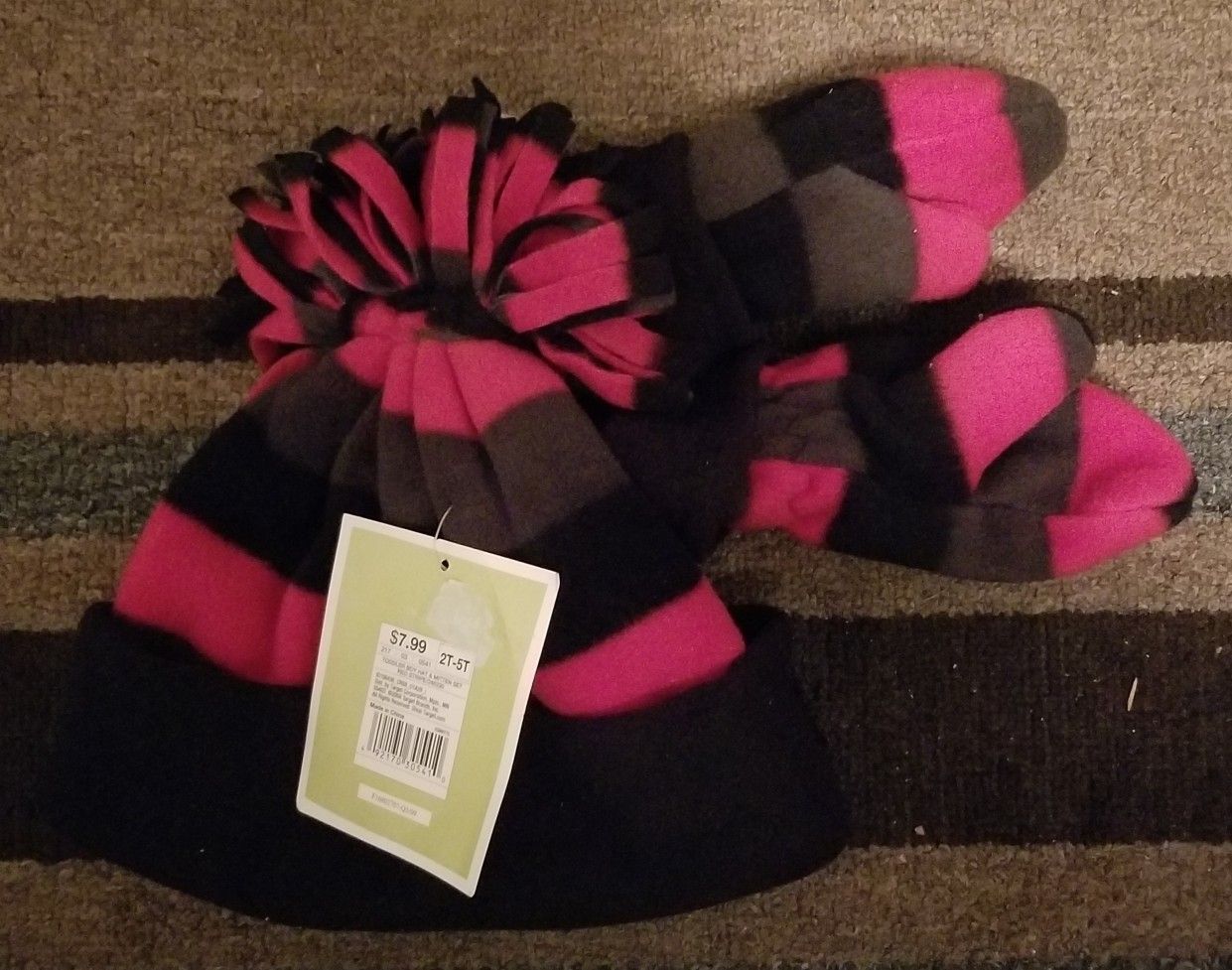 Toddler Winter Hat & Gloves