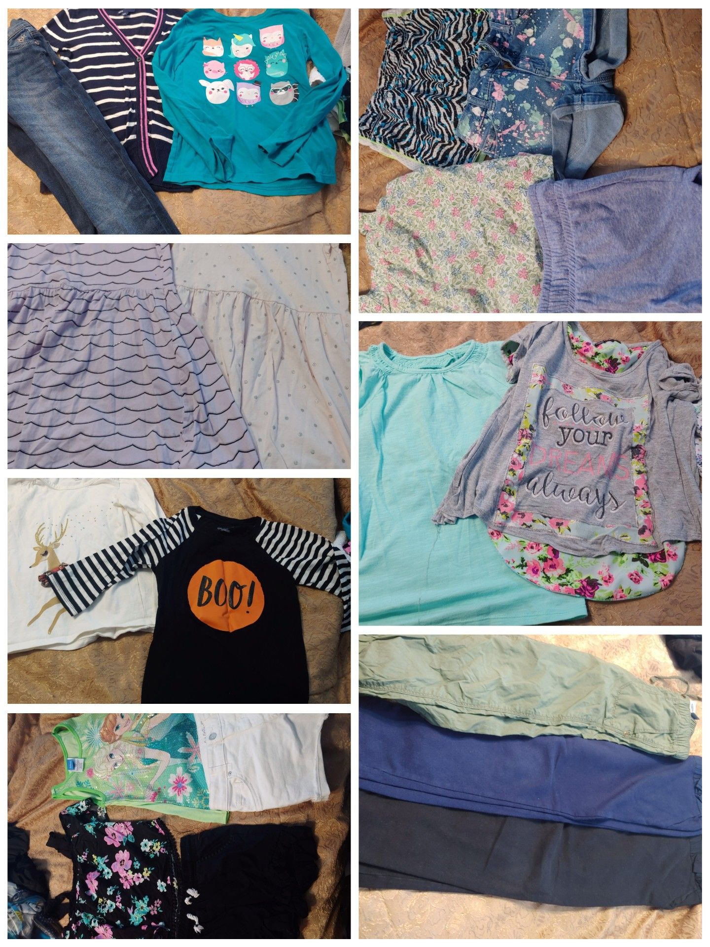 Girls Clothes Size 6 to 8 (40 items)
