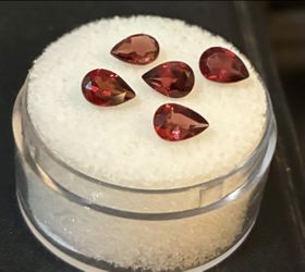 2.4 TCW Pretty Garnet Teardrop Loose Gemstones January Birthstone 