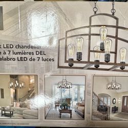 Design Solution 7 light chandelier -New in Box
