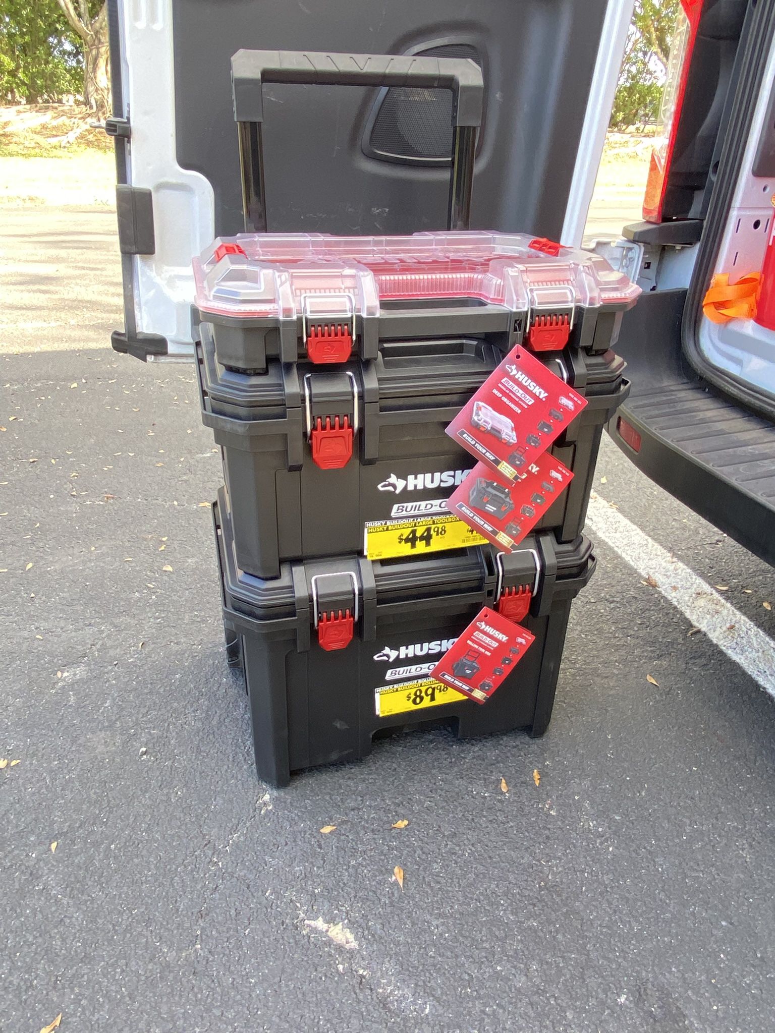 Husky Build-Out Modular Rolling Tool Box Brand New