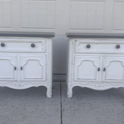 Pair Of Nightstands By Drexler