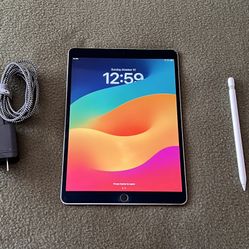 iPad Pro 10.5″ 256GB (Wi-Fi + Cellular) + Apple Pencil + Charger – Great Shape