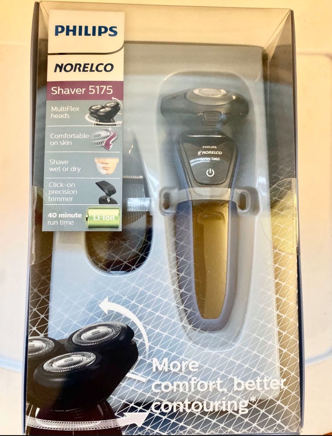 Brand New Phillips Norelco Wet & Dry Cordless Shaver 5175