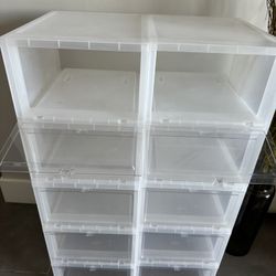 Large Clear Shoe Storage Containers (10 units) The Container Storey