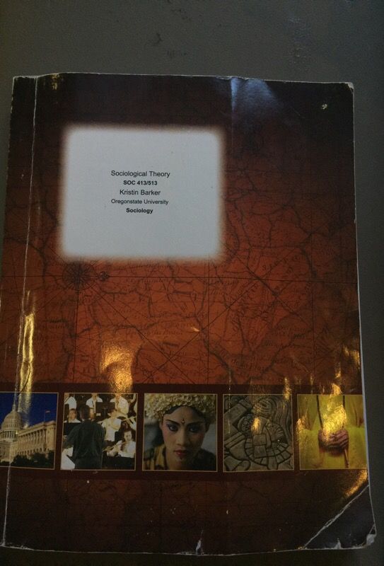 Sociological theory textbook for SOC 413/513