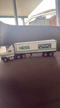 1992 Hess Gasoline 18-Wheeler with Racer Car
