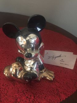 Collectible Mickey Mouse Silver & Gold Plated