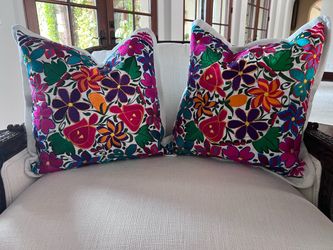 Embroidered MexicanPillow covers