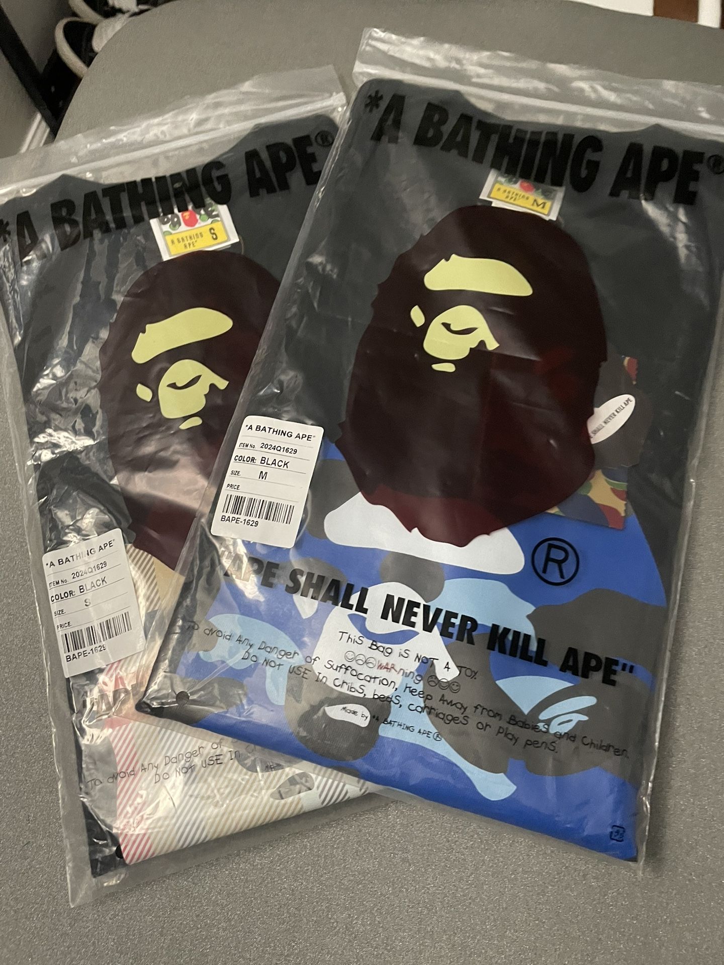 Bape Shirt Size Small And Medium 40 Each Take both For 75$