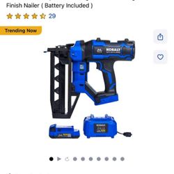 Kobalt XTR 2-1/2-in 16 -Gauge Cordless Straight Finish Nailer (Battery Included)