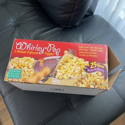 Wabash Valley Farms Original Whirley-Pop Popcorn Popper Aluminum 6-Quart