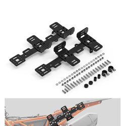 Motorcycle Luggage Rack Side Frame Luggage Rack Side Rack Compatible With 790/890 Adventure/R/Rally 2019-2024, 5mm Billet Aluminum L-Shaped 2-