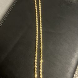 18K Gold Filled Rope Chain