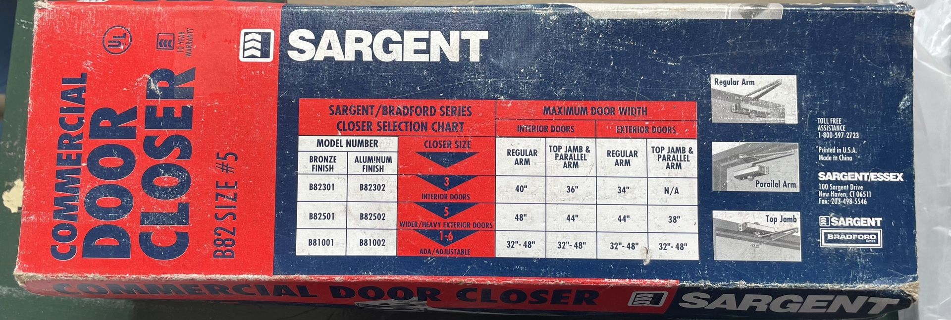 Sargent Door Closer New!